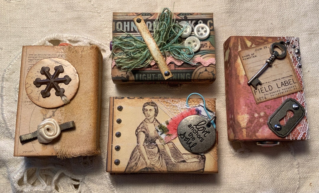 Tiny Drawers Full of Ephemera Etsy