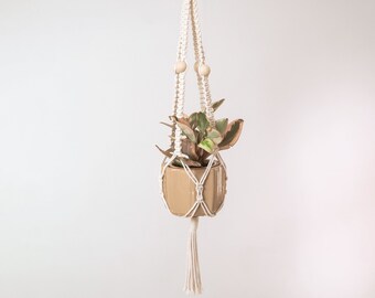 Handmade Macrame Plant Hanger Natural Boho Home Decor