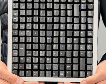 If you want to fly, give up everything that weighs you down/Buddha/Computer Key Quote/Wall Decor/Gift for Computer Lovers/Office Décor