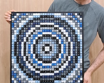 Blue abstract/Wall Decor/Computer Key Art/Office Decor