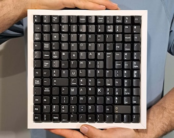 Life is short-break the rules/Mark Twain/Computer Key Quote/Wall Decor/Gift for Computer Lovers/Office Décor