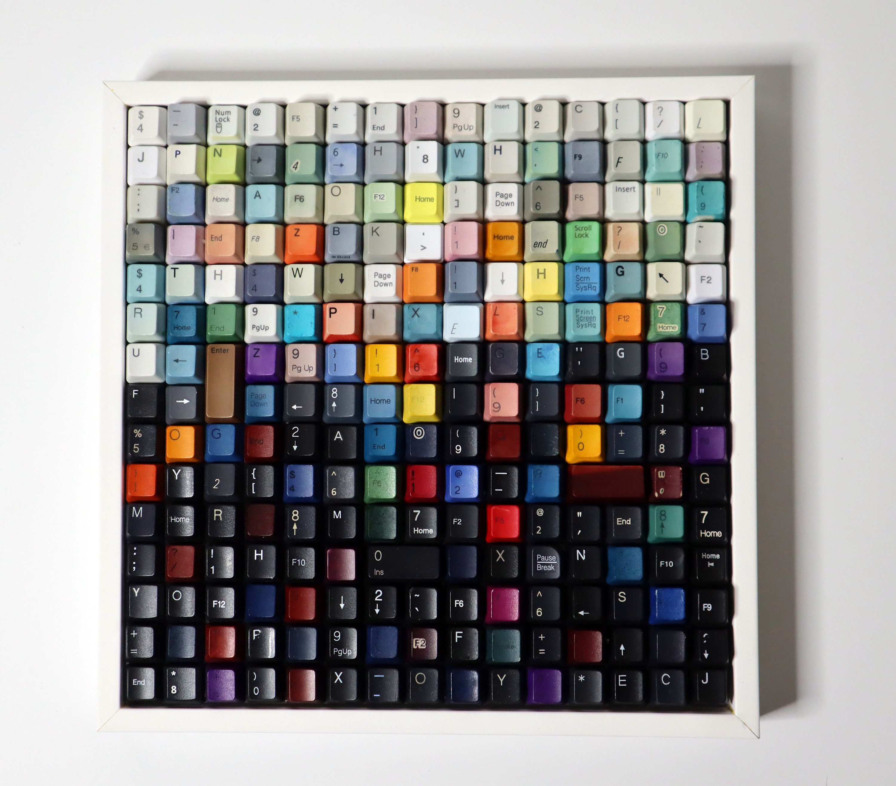 Original Keys Art Work/wall Décor/gift for Computer Lovers