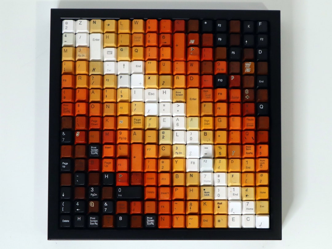 Original Keys Art Work/wall Décor/gift for Computer Lovers