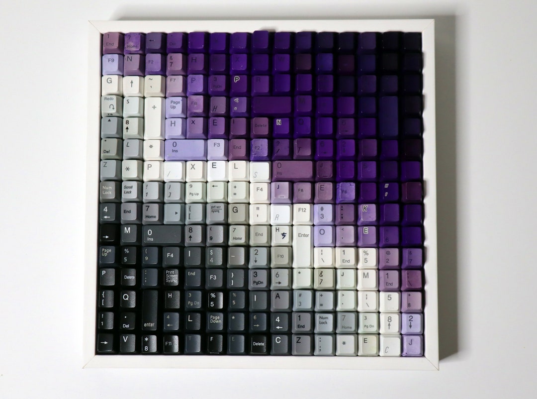 Original Keys Art Work/wall Décor/gift for Computer Lovers