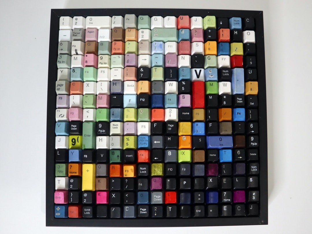 Original Keys Art Work/wall Décor/gift for Computer Lovers