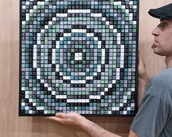 Green abstract/Wall Decor/Computer Key Art/Office Decor