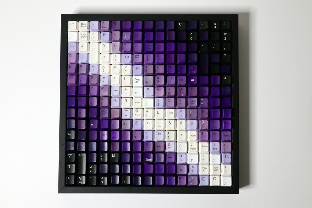 Original Keys Art Work/wall Décor/gift for Computer Lovers