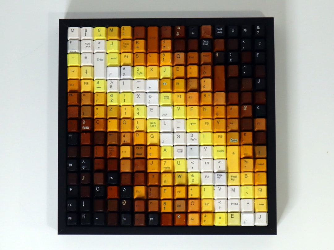 Original Art Computer Keys Art Work/wall Décor/gift for Computer Lovers