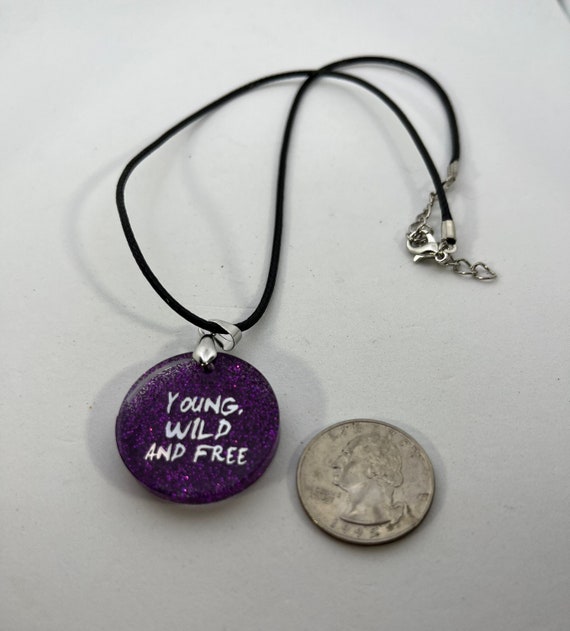 Young wild and free pendant necklace