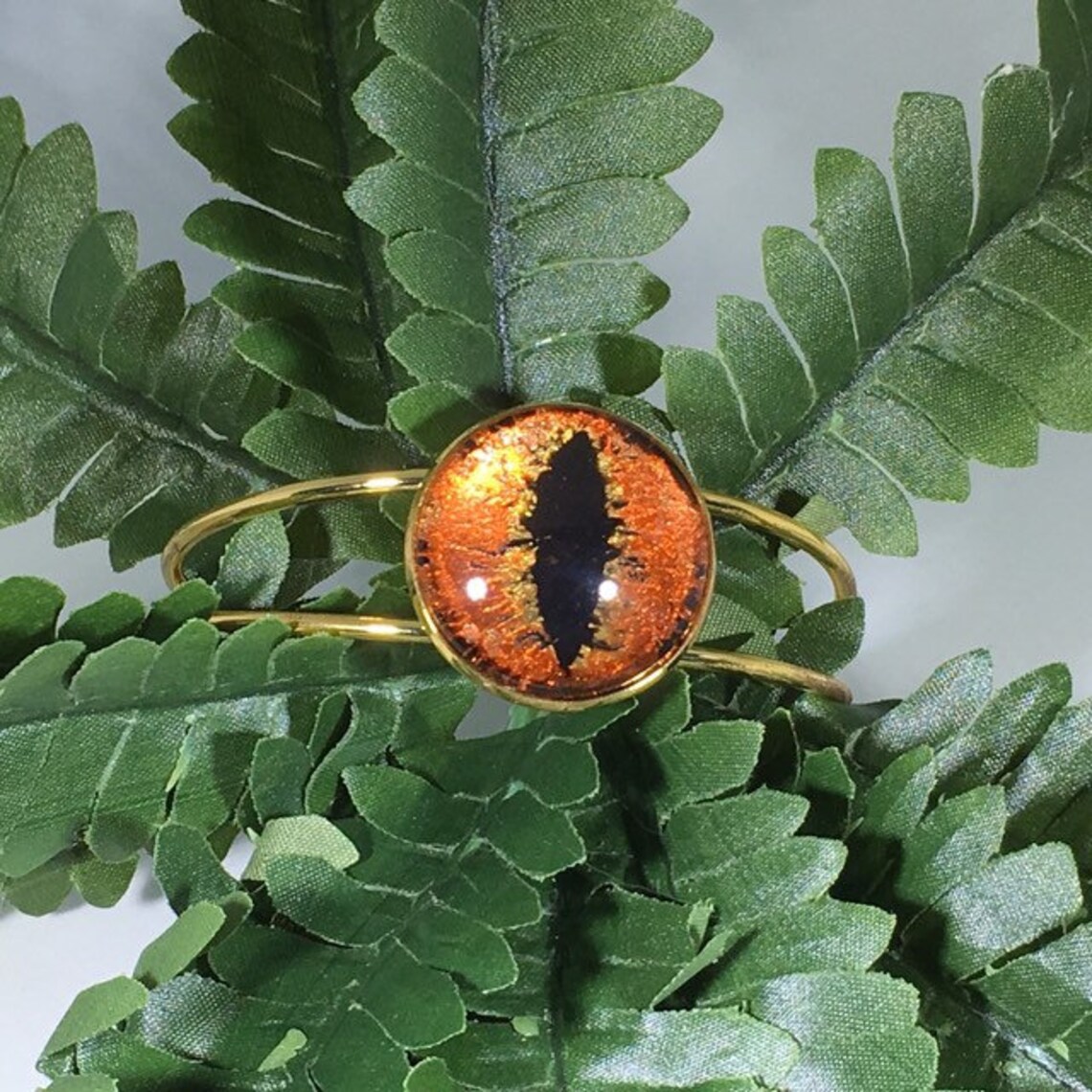 Dragon Eye Bracelet Cuff Hand Painted Dragon Eye Etsy