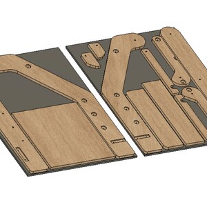 Kids folding tower for learning - Digital cut plans image 2