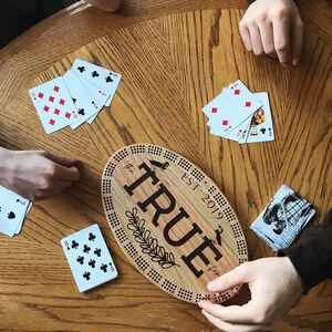 Custom oval cribbage board - Metal pegs included!