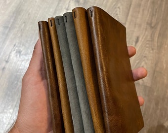 Pocket Sized Genuine Leather Notebook
