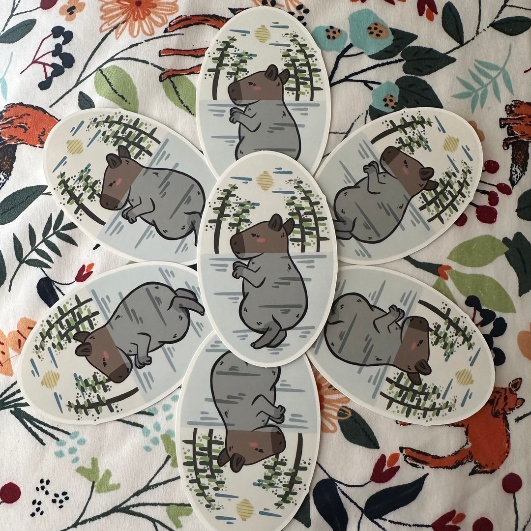 Capybara Stickers - Etsy