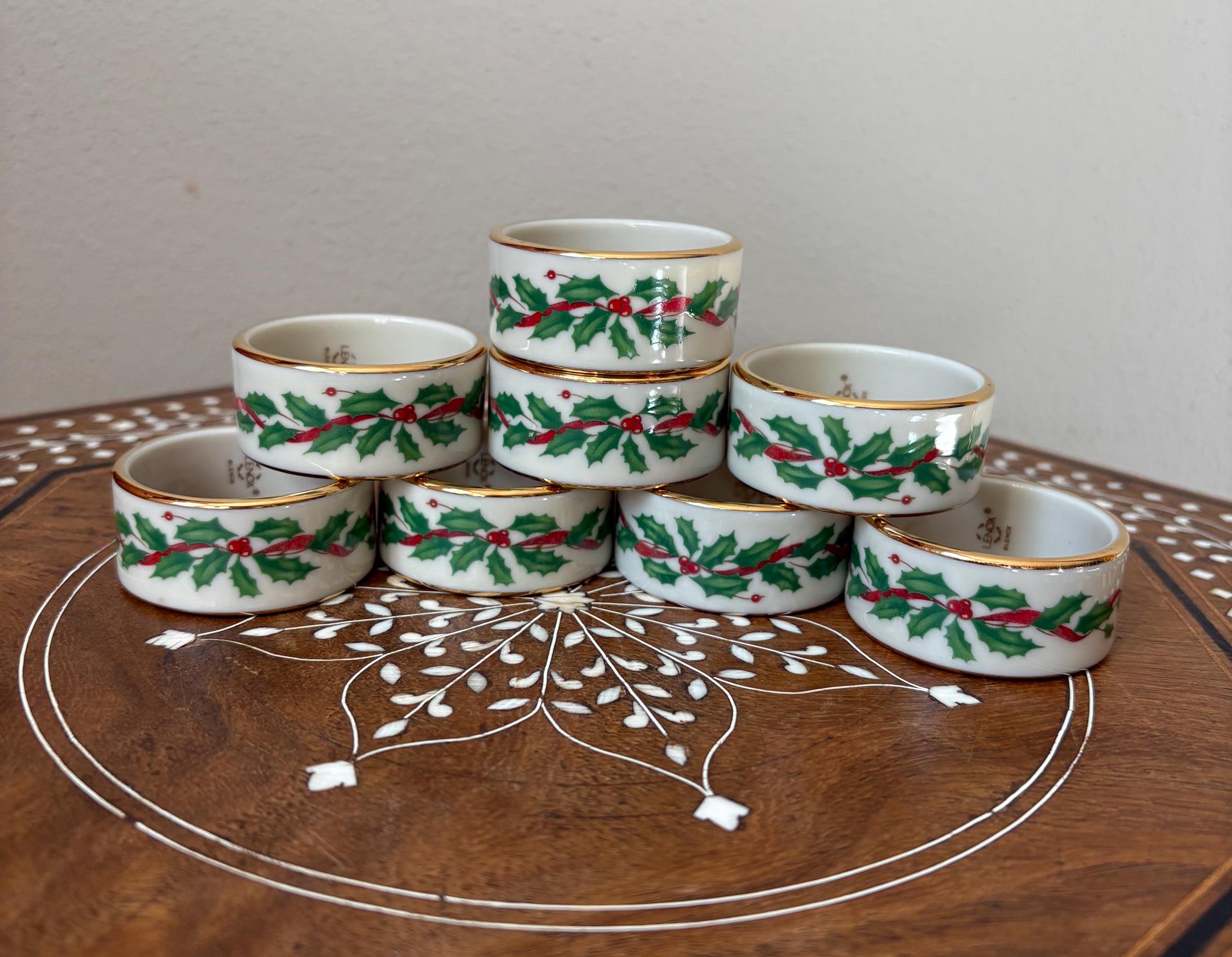Lenox christmas napkin holder hot sale