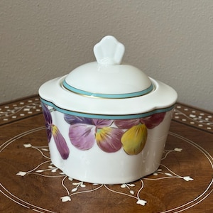 Vintage Mikasa ‘Blossom Festival’ Covered Sugar Bowl Japan AL007