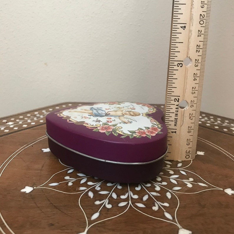 Vintage Enesco Heart Shaped Tin