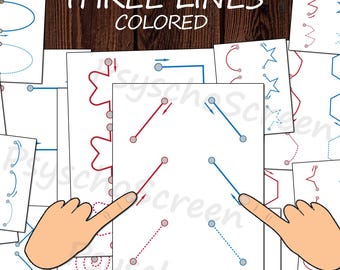 Brain Gym Drawing Worksheets, Preschool Bilateral Activity, Learning Practice (PDF)