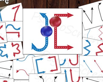 Preschool Coordination Practice Activities, Brain Gym Worksheets for Kids, Early Learning Printable