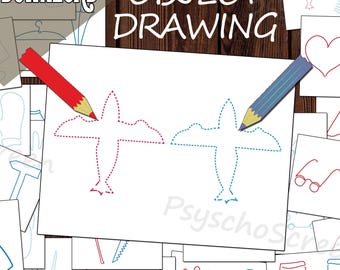 Brain Gym Drawing Activities for Preschool Kids, Printable Learning Worksheets, Creative Skill Practice