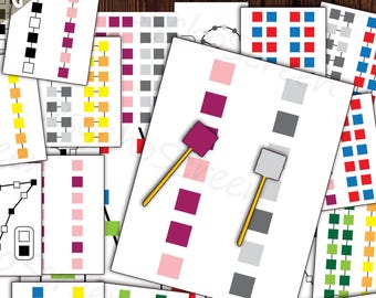 Brain Gym Worksheets for Preschool Kids, Hand Eye Coordination Practice, Printable Learning Activities