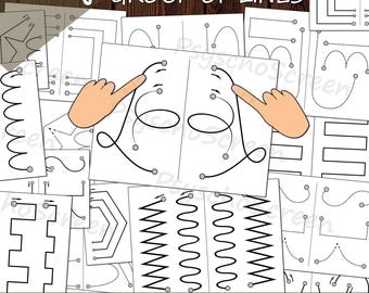 Think Fit Brain Training Worksheets: Hand-Eye Coordination, Bilateral Activities (PDF Download)