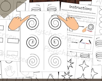 Brain Gym Printable for Kids: Bilateral Coordination Worksheets (PDF Downlad)