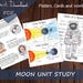 Moon Unit Study: Homeschool Science, Lunar Cycle Activities (PDF ...