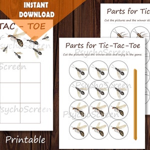 Tic Tac Toe - Game with Ants (Male and Queen)