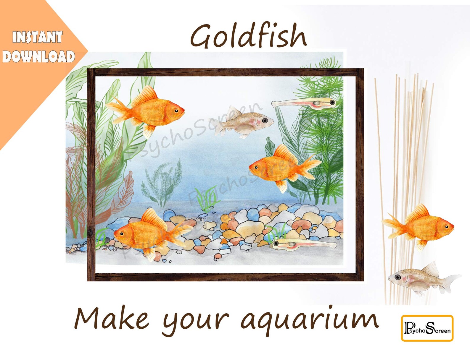 GOLDFISH Unit Study MEGA Printable fish bundle Anatomy Etsy