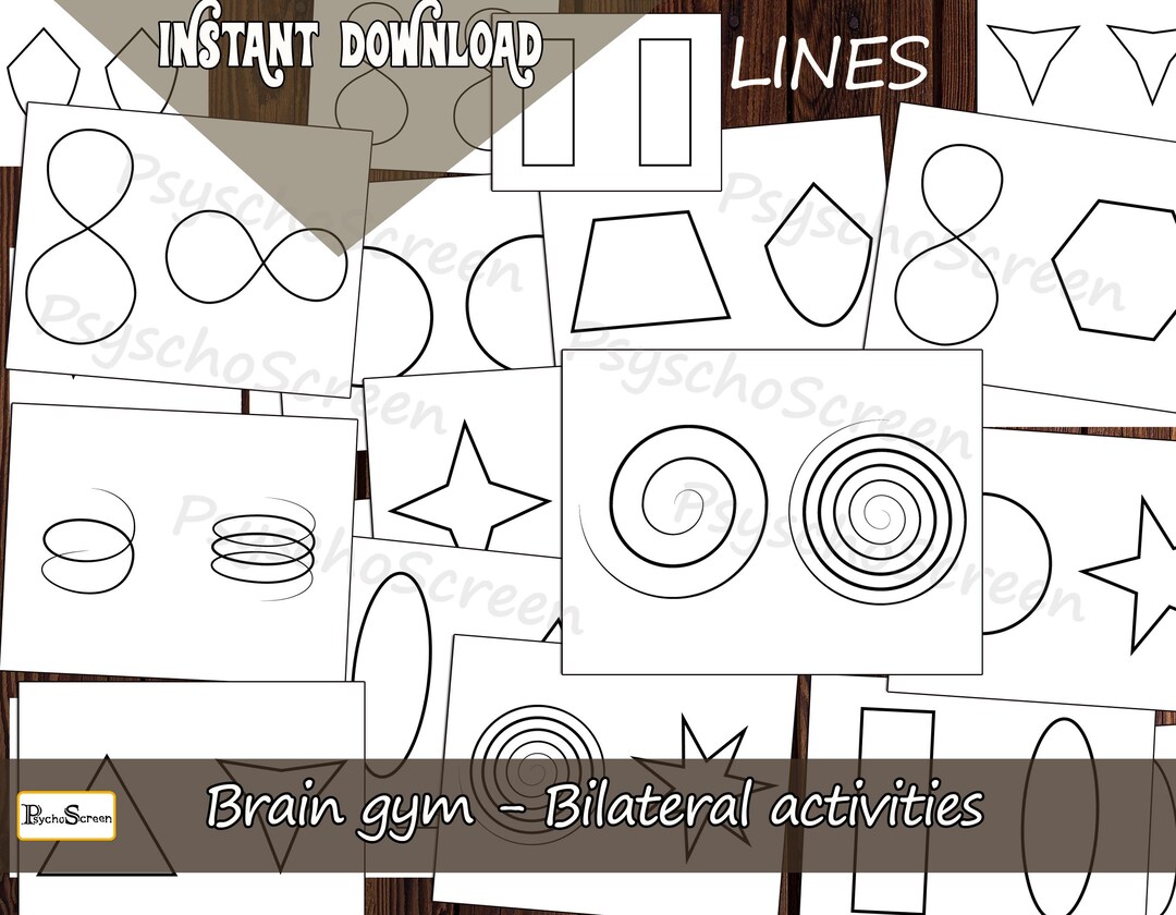 Left Right Brain Games for Kids, Dual Hand Printable Coordination ...