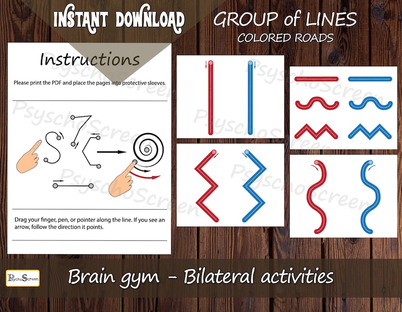 Neuro Gym Worksheets: Bilateral Coordination Activities for Kids (PDF ...