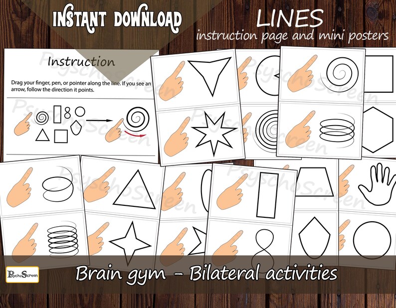 Bilateral Brain Gym Workbook for Kids - Coordination Activities ...