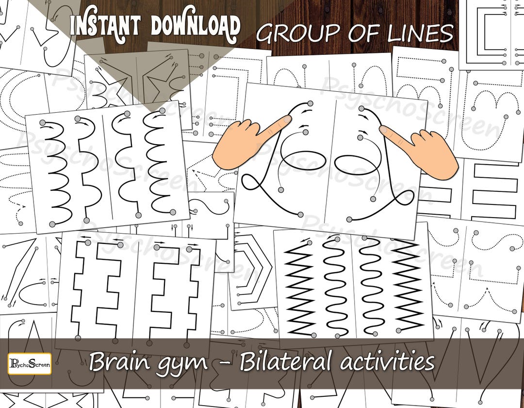 Hand Fitting Activities Files Think Fit Brain Training Worksheets: Hand-eye Coordination, Bilateral ...