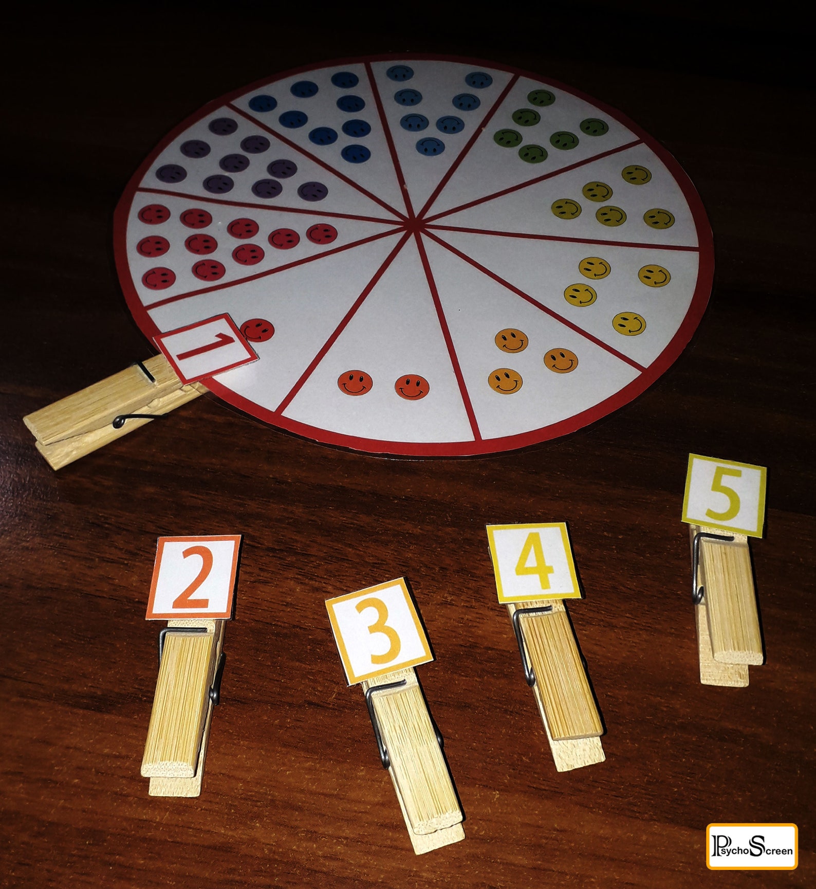 NUMBER MATCHING WHEEL 1-10 and 11-20 Numbers Sorting and | Etsy