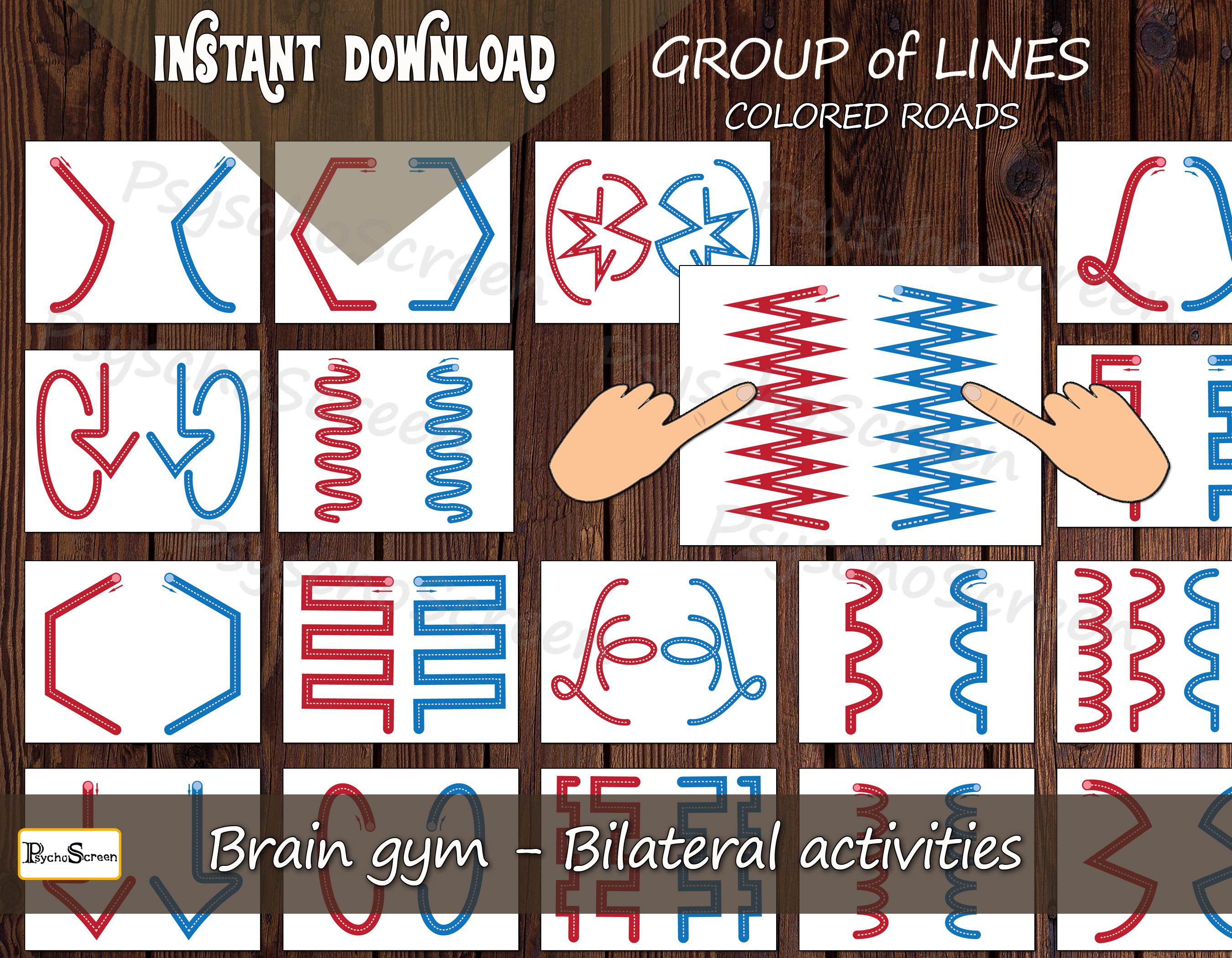 Neuro Gym Worksheets: Bilateral Coordination Activities for Kids (PDF ...