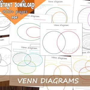 Venn Diagram Template: Classroom & Homeschool Printable (PDF)