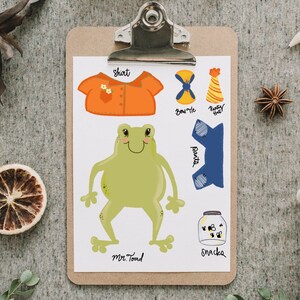 Woodland Party Paper Dolls