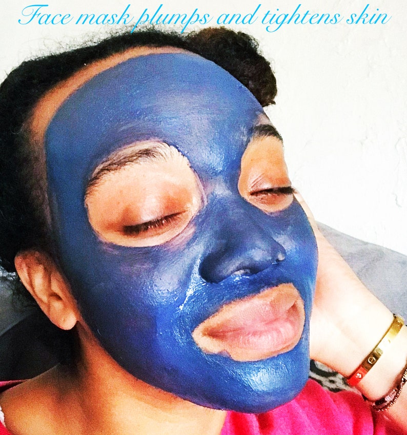 Super Antioxidant Blue Butterfly pea FacialDry Face Mask Etsy