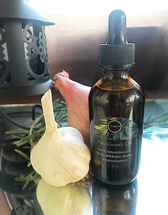 Onion And Garlic Hair Growth Oil Ayurveda Hair Oil Onion Oil Etsy