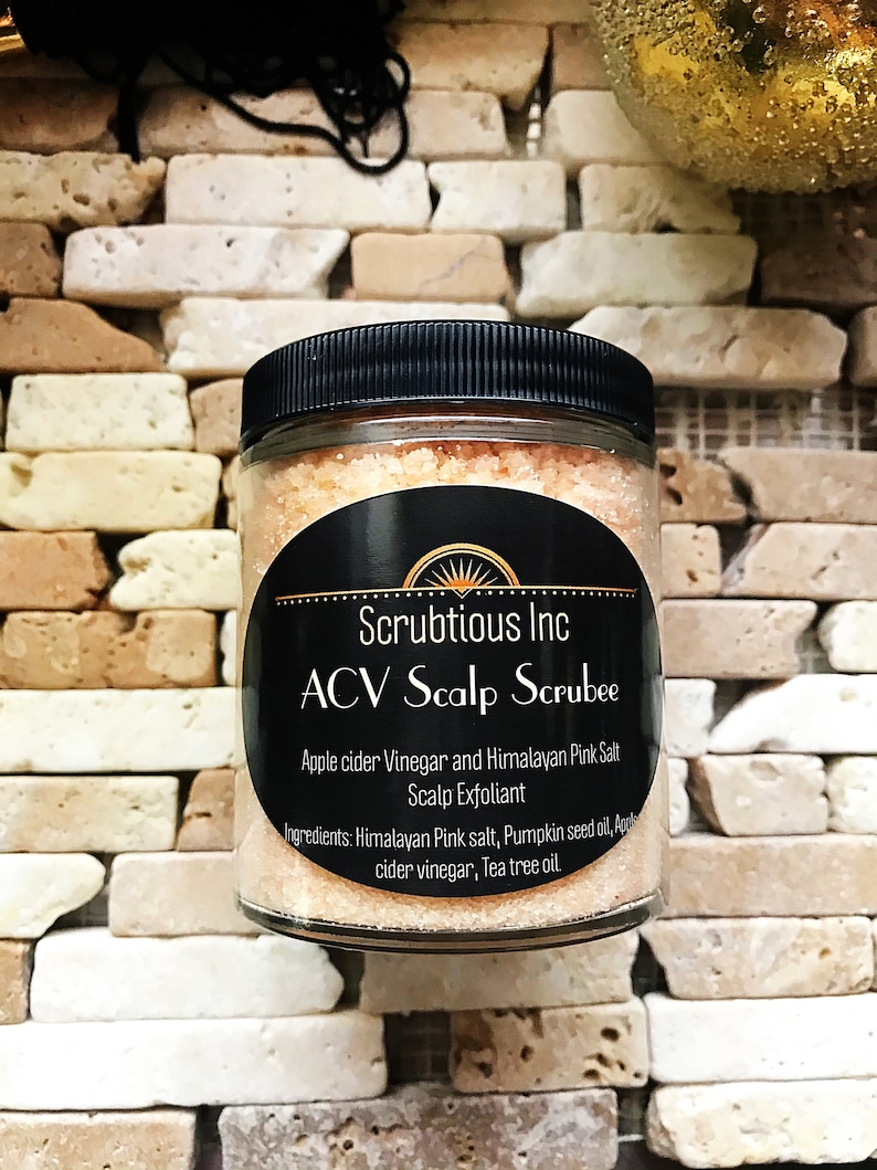 Apple cider vinegar Scalp Scrub/ Scalp Exfoliant/ Healing Etsy