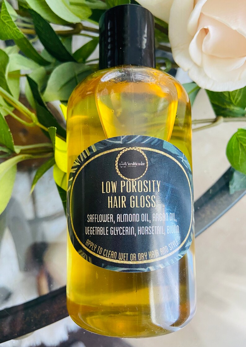 Low Porosity Hair Gloss Hair Serum Light Hair Oil Argan Etsy