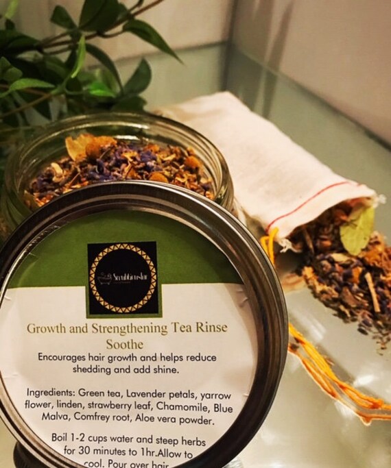 Strengthening Hair Tea Rinse Soothe Etsy