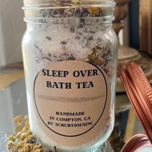 Sleep Bath | Lavender Bath Tea| Chamomile Bath Tea| Soothing Bath Salts |Floral Bath tea| Gifts for women