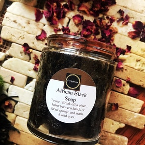 Rose bomb whipped African black soap