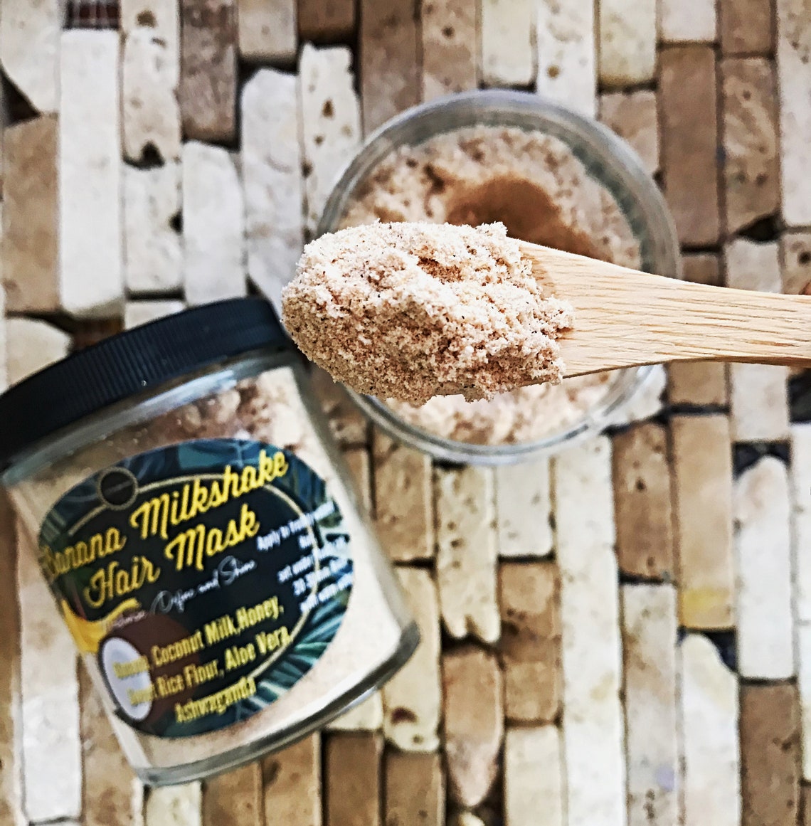 Banana Milkshake Hair Mask/ Banana Deep Conditioner/ Coconut Etsy