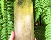 Natural Large transparent headed Yellow citrine crystal quartz point citrine tower special gift healing crystal Feng Shui energy stone
