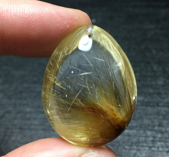 Golden Rutilated Quartz Pendant 07 Gorgeous Natural Healing Crystal Energy Gift Box Golden Rutilated Quartz Pendant 07 Gorgeous Natural Healing Crystal Energy Gift Box