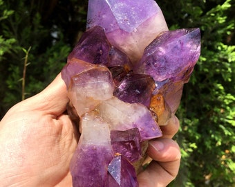 Top Cristallo naturale crudo Specimen-Affascinante Ametista-Chakra-Meditazione/Amethyst Quartz/specimen/Feng Shui/Healing crystal/Energy stone