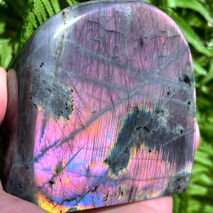 Large Labradorite /Shiny Polished Labradorite /Blue Moonstone/Jewelry/Chakra Reiki/Home Decor/collectibles/Healing Stone/Chakra/self stand